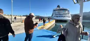 Karadeniz'de Turist Gemisi Erken Dönüş