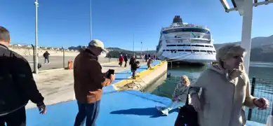 Karadeniz'de Turist Gemisi Erken Dönüş