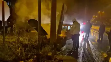 Alkollü Sürücü, Trafik Kazasına Karıştı!