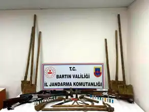 Bartın'da Define Avına Jandarma Operasyonu: 5 Gözaltı