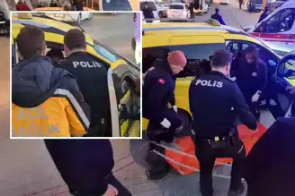 Takside Uyuyan Adam İçin Ekipler Seferber Oldu!