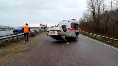 Zonguldak'ta 3 Yaralı Trafik Kazası