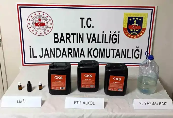 Batı Karadeniz'de Sahte Alkol Operasyonu