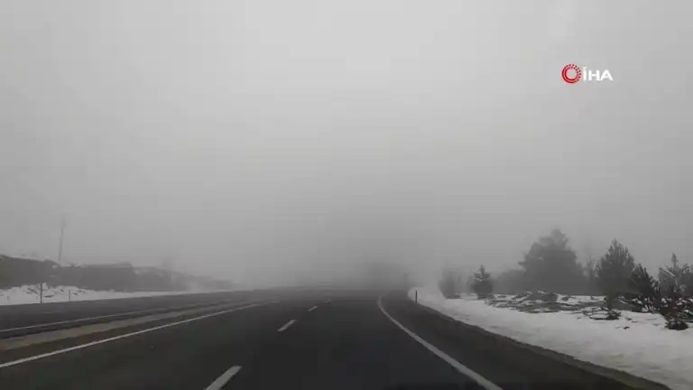 Yoğun Sis, Kuzey Karayolunu Kapladı