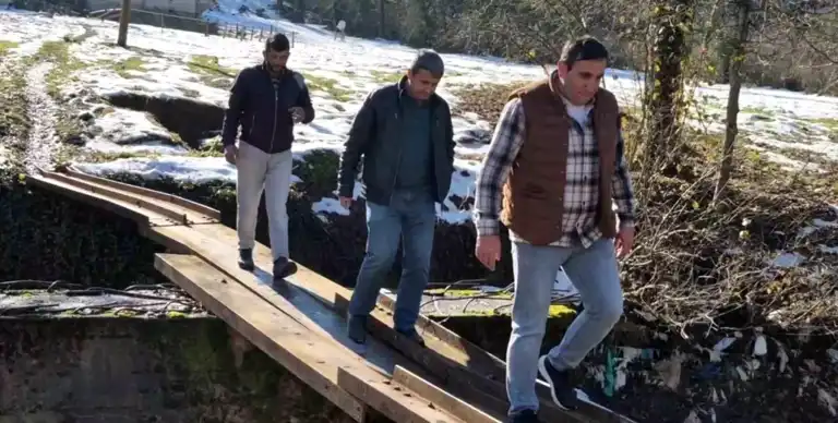 Tehlikeli Köprü, Köylüleri Tehdit Ediyor!